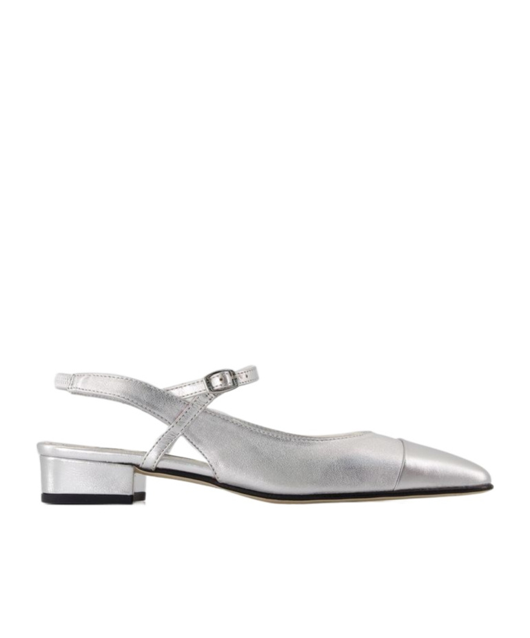 Carel Paris Open-heeled Flats In Gray