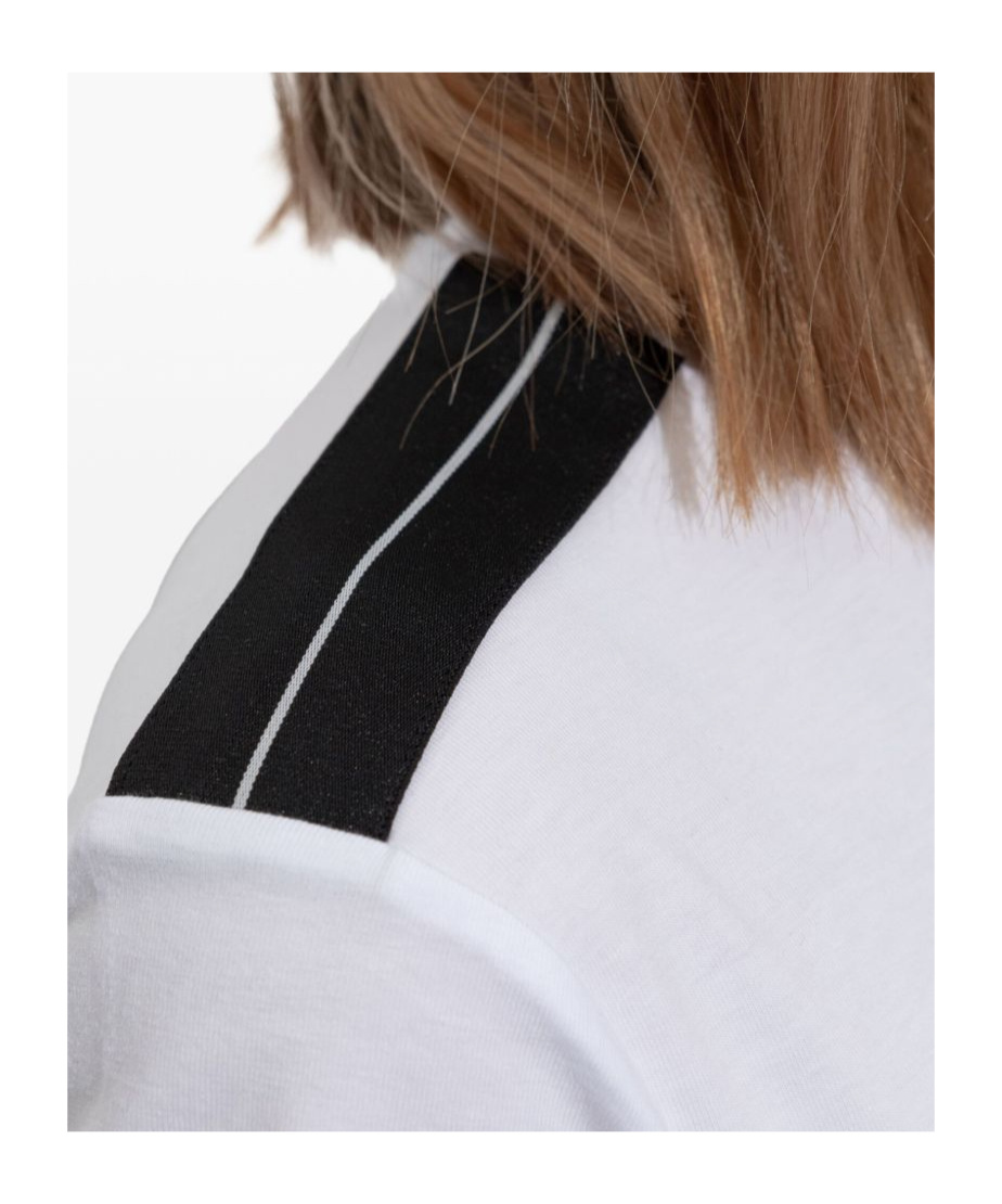 Shop Ea7 Logo-print T-shirt In White