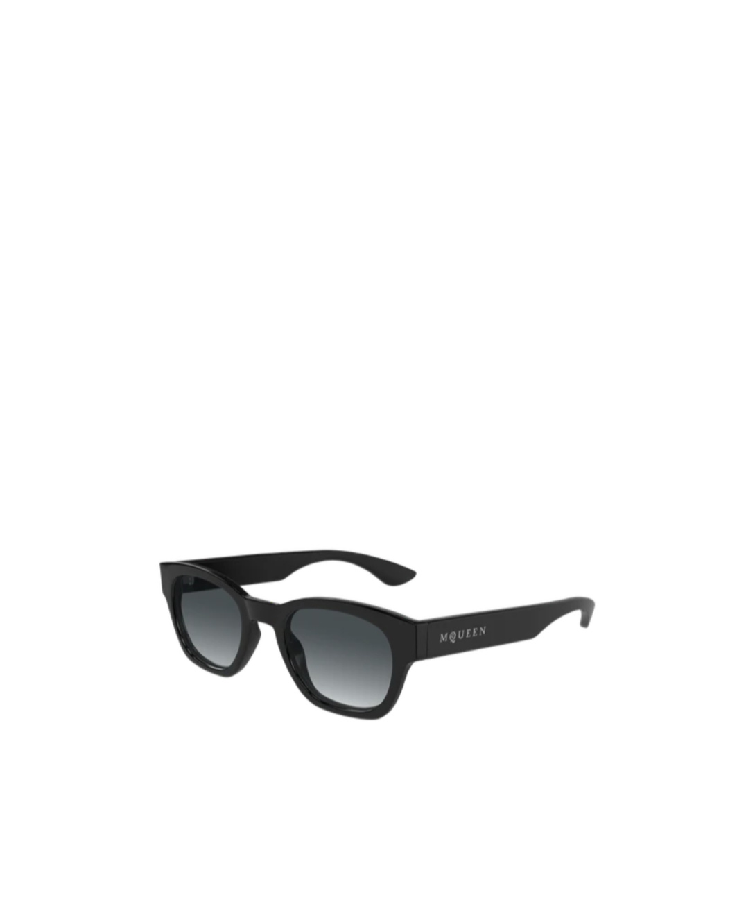 Alexander Mcqueen Geometric Frame Sunglasses In Green