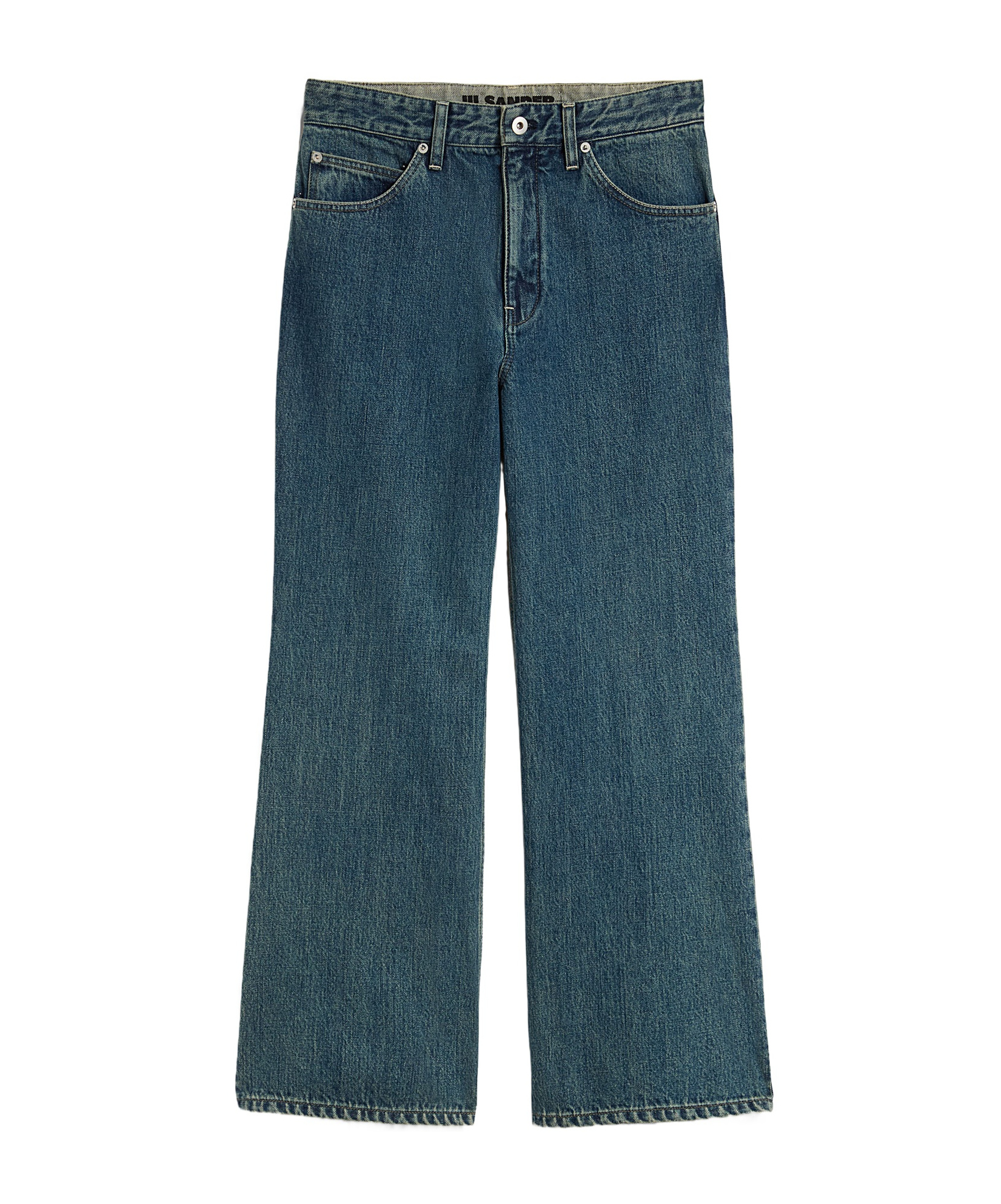 Jil Sander Women Denim Wide-leg Jeans In Blue