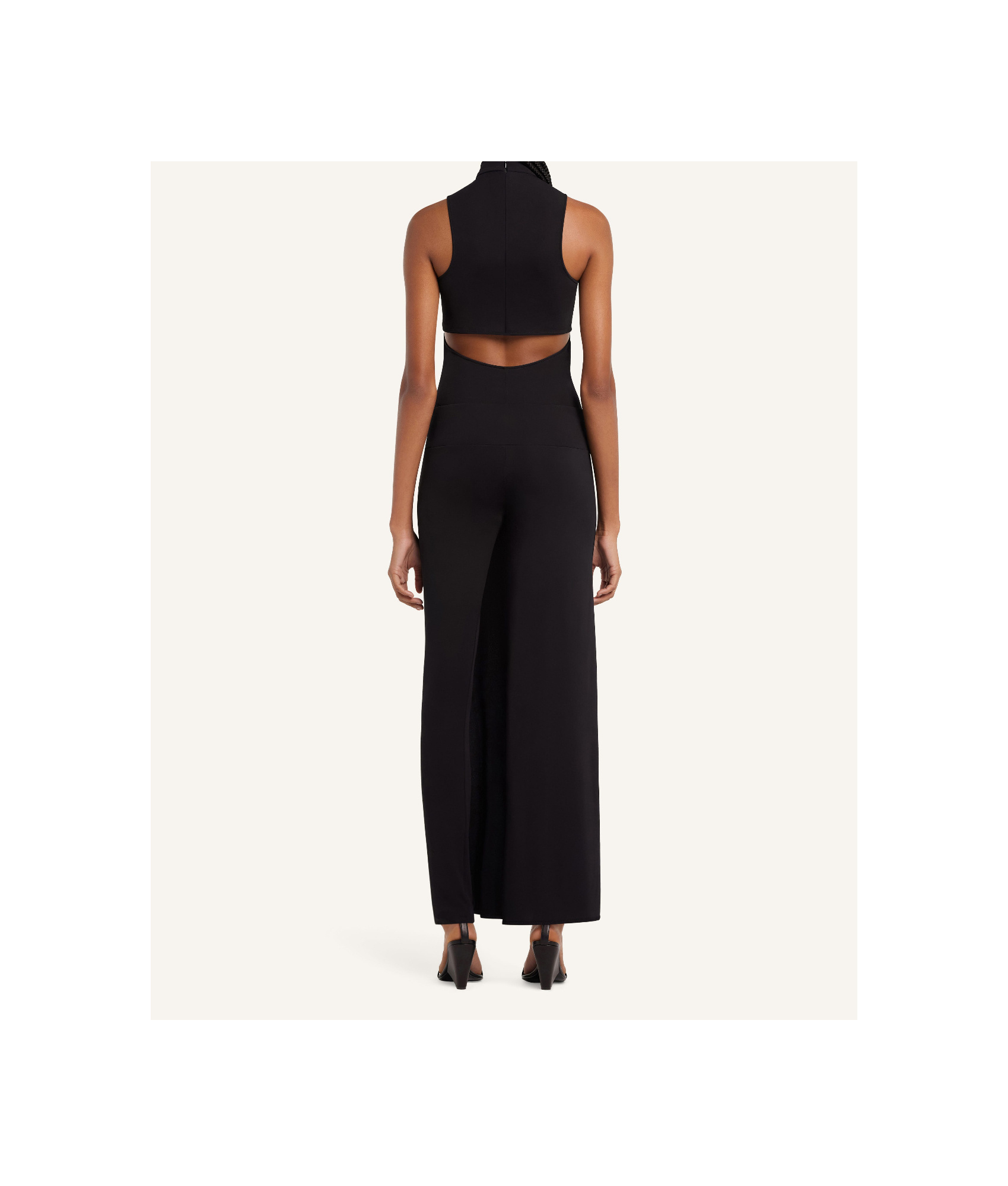 Shop Courrèges Inifinity Trousers In Black