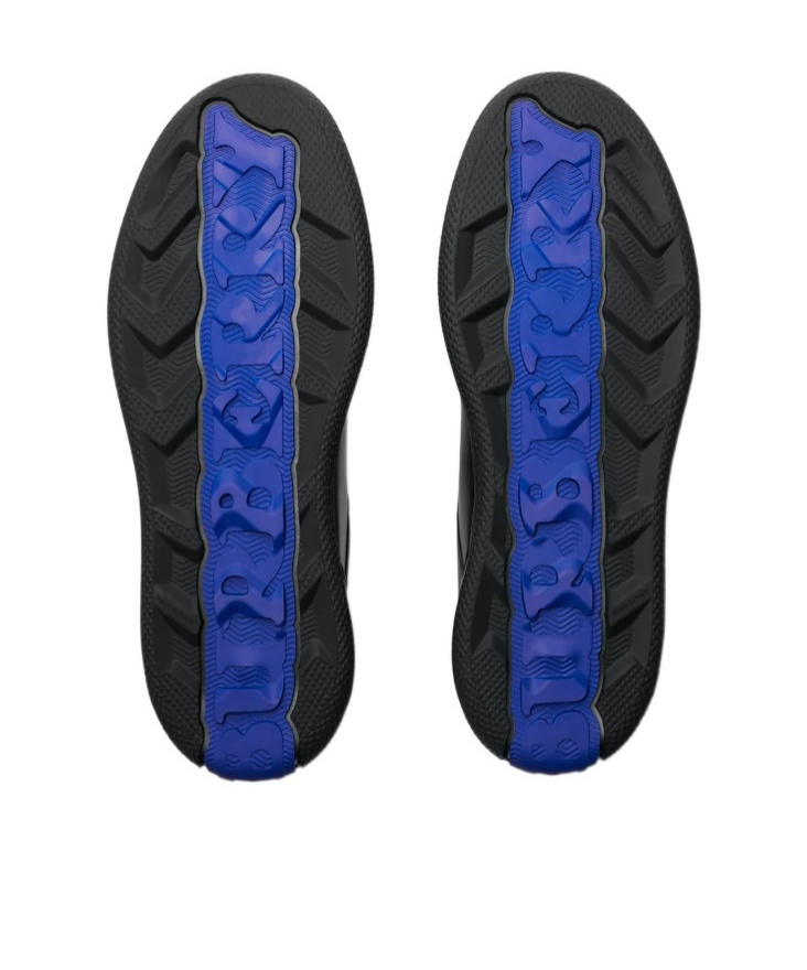 Burberry Terrace Leather Sneakers In Black