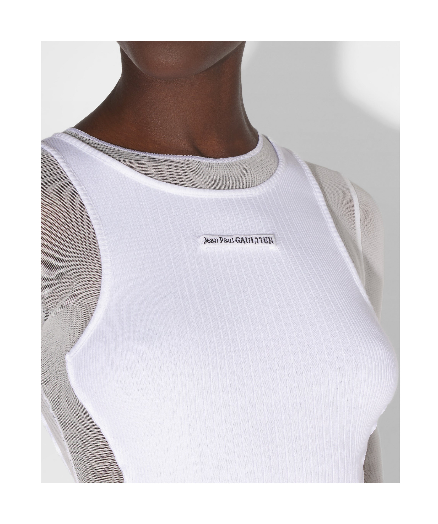 Jean Paul Gaultier Long Dress In White