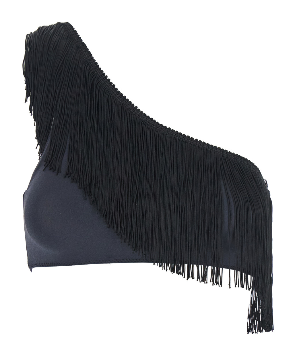 FORTE FORTE TOP WITH FRINGE EMBELLISHMENTS