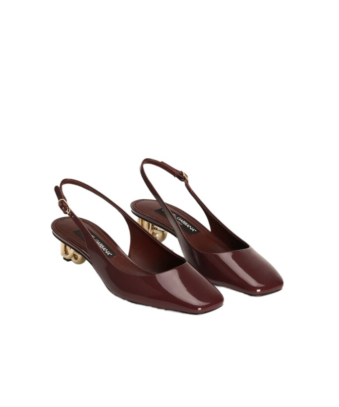 Dolce & Gabbana Pumps Jackie New With Rear Strap In Brown