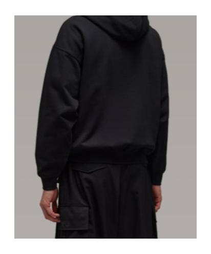 Y-3 Graphic Hoodie In Black