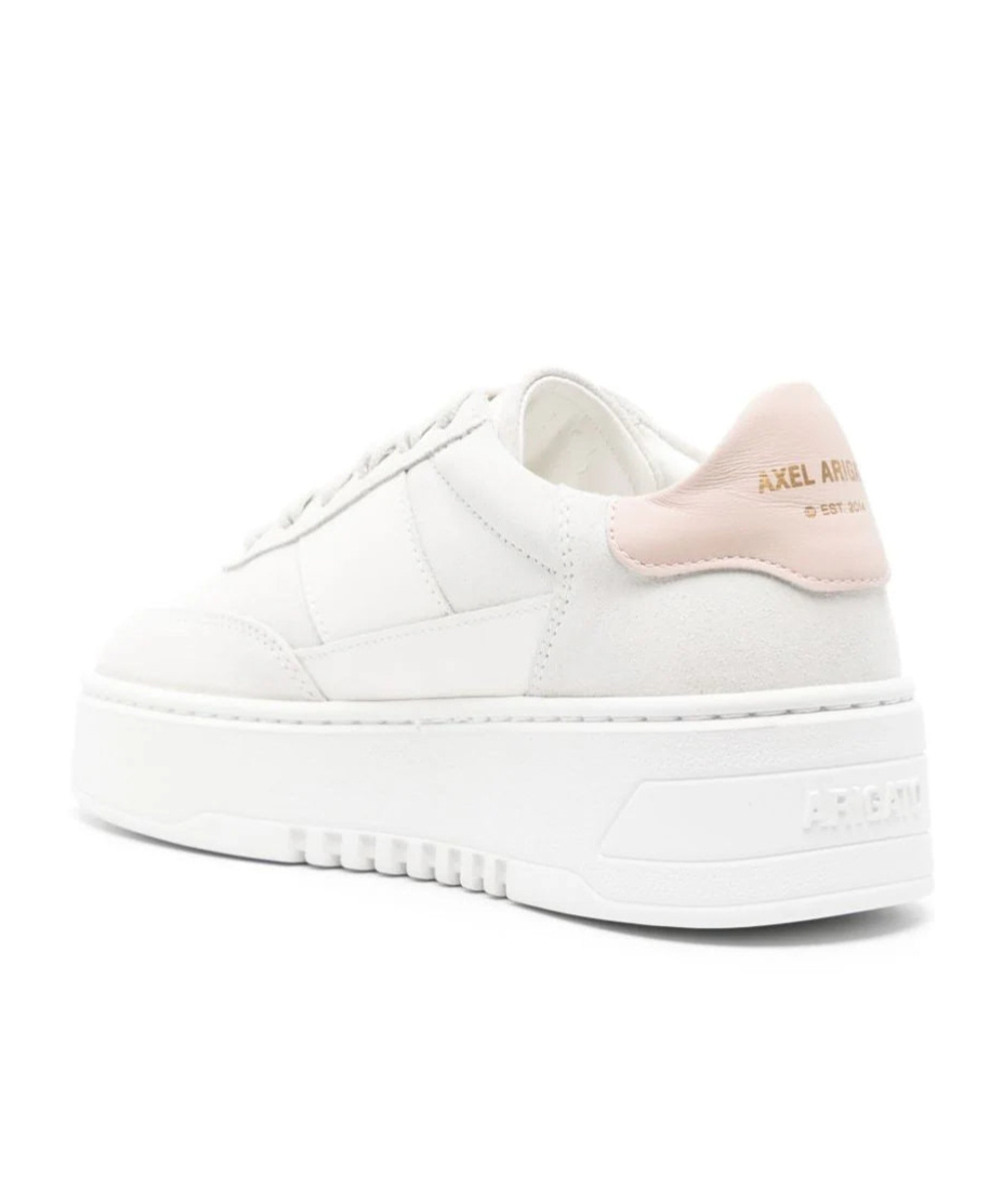 Axel Arigato Orbit Vintage Leather Sneakers In White