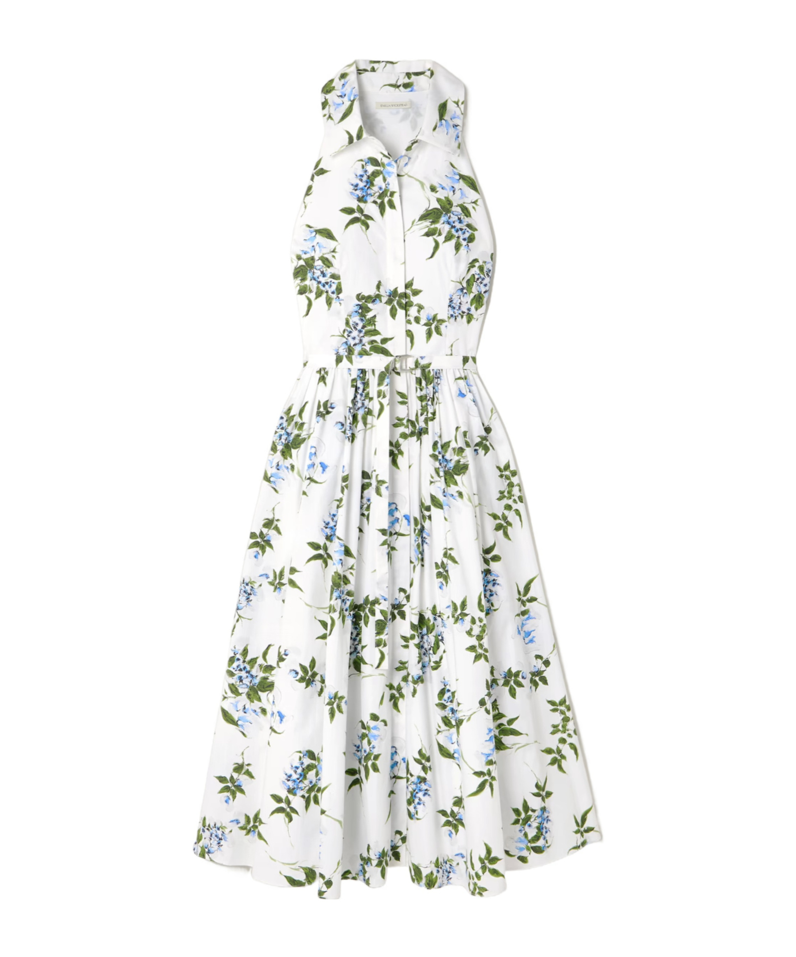 Emilia Wickstead Floralprint Midi Dress In Multi