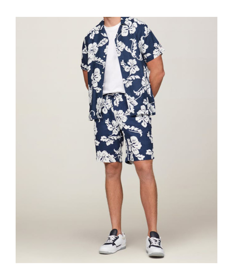 TOMMY HILFIGER PRINTED SHORTS