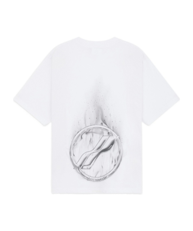 We11 Done Short-sleeved T-shirt In White