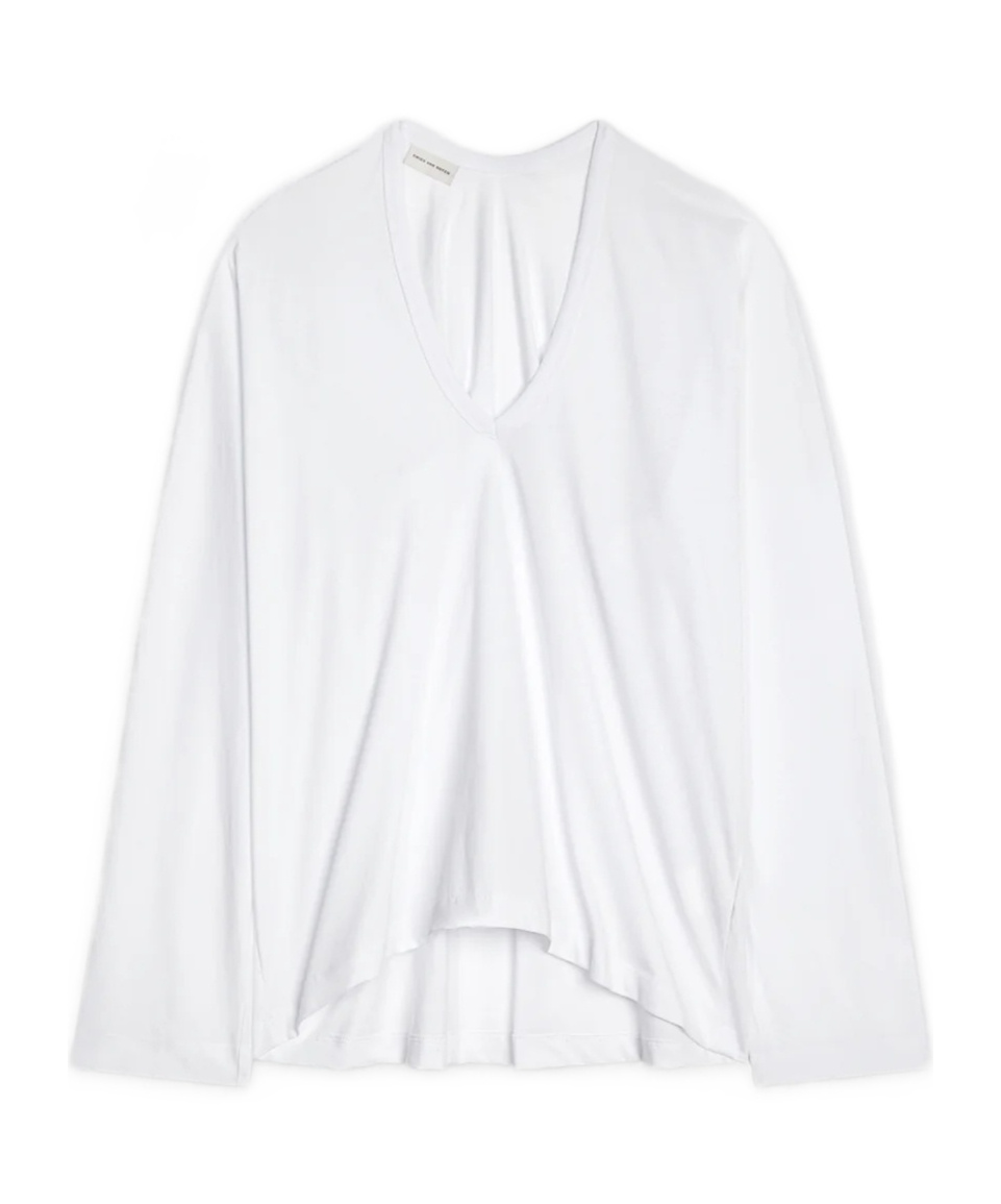 Shop Dries Van Noten V-neck Tee
