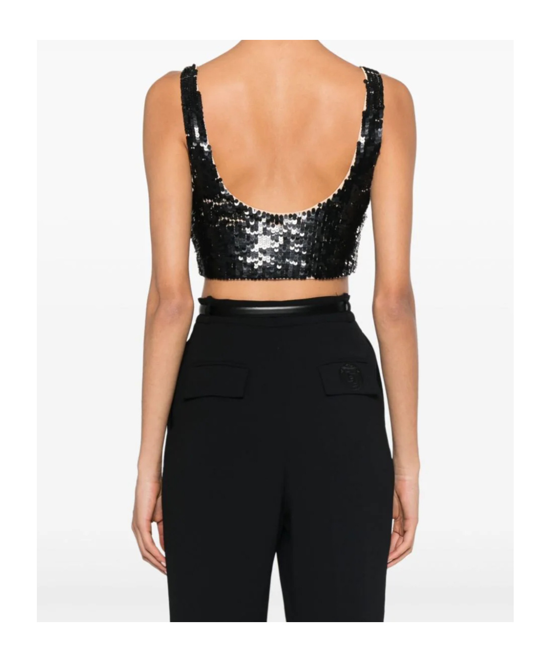 Shop P.a.r.o.s.h Sleeveless Vest In Black
