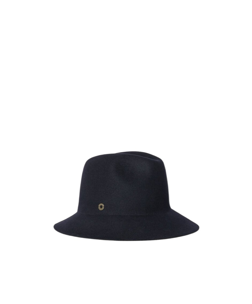 Loro Piana Solid Color Hat In Navy Blue