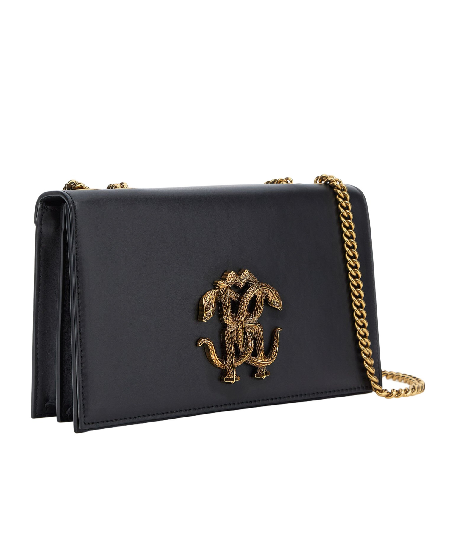 ROBERTO CAVALLI EMBELLISHED SHOULDER BAG 