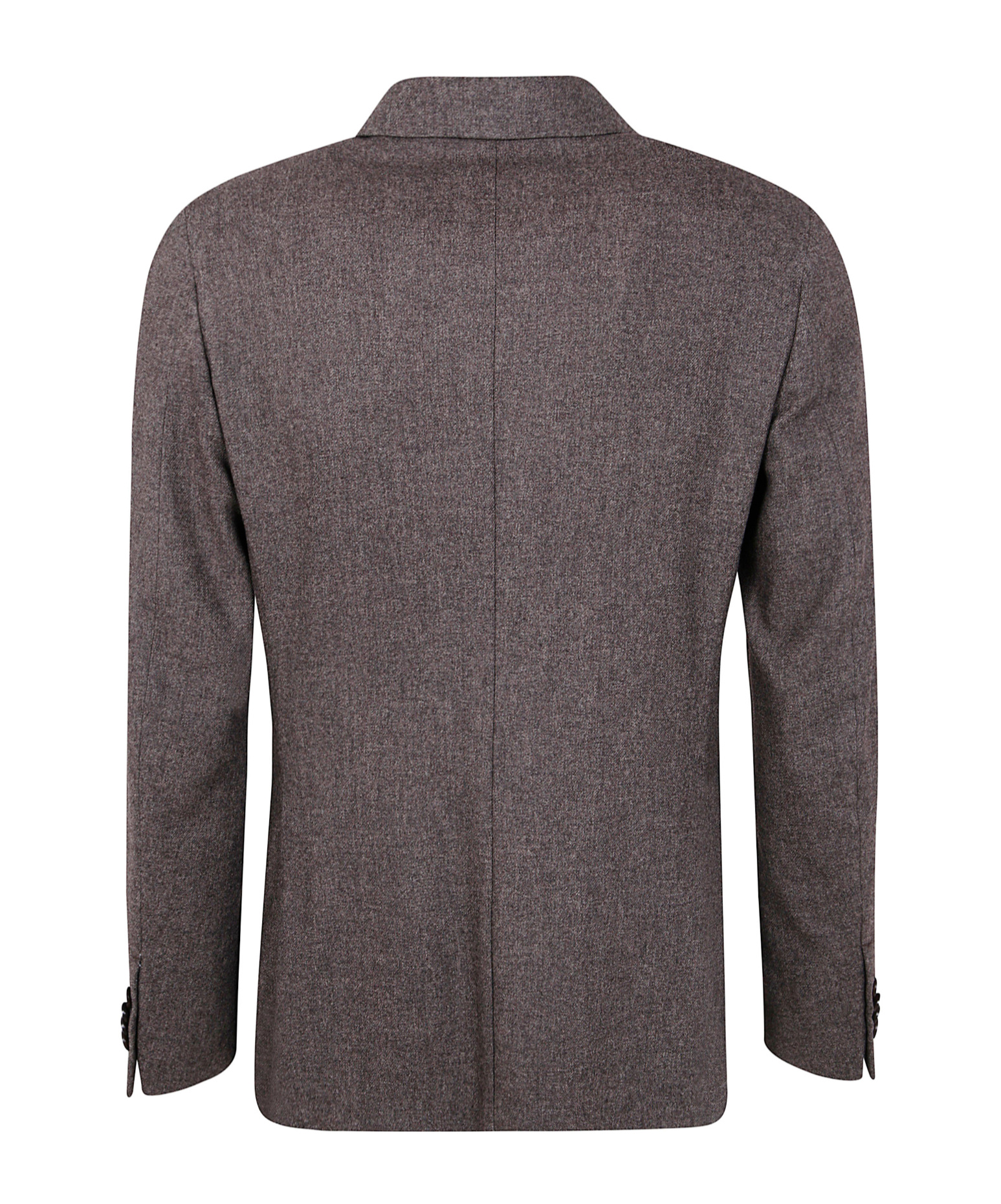 Zegna Wool Cotton And Cashmere Jacket Clothing In Brown