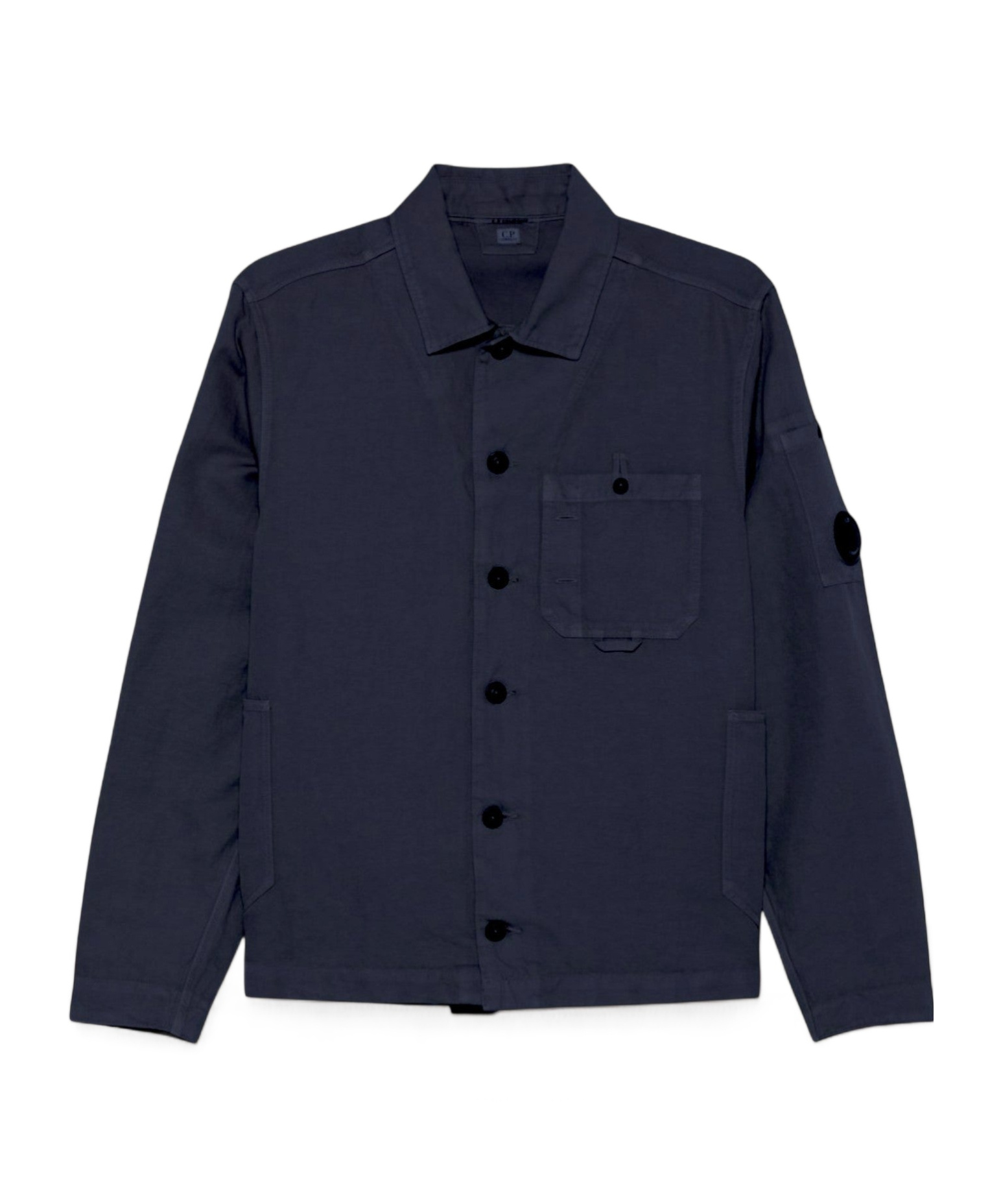 C.p. Company Button-up Shirt Jacket In Blue