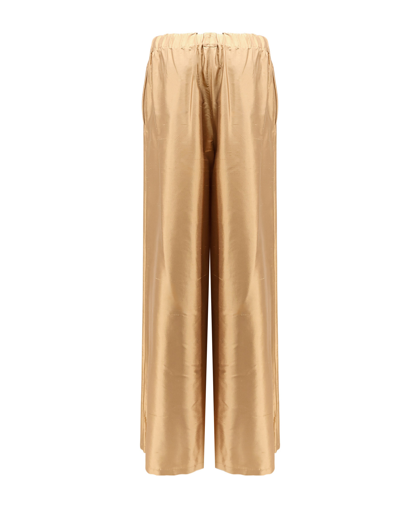 Max Mara Elastic Waist Casual Pants In Nude
