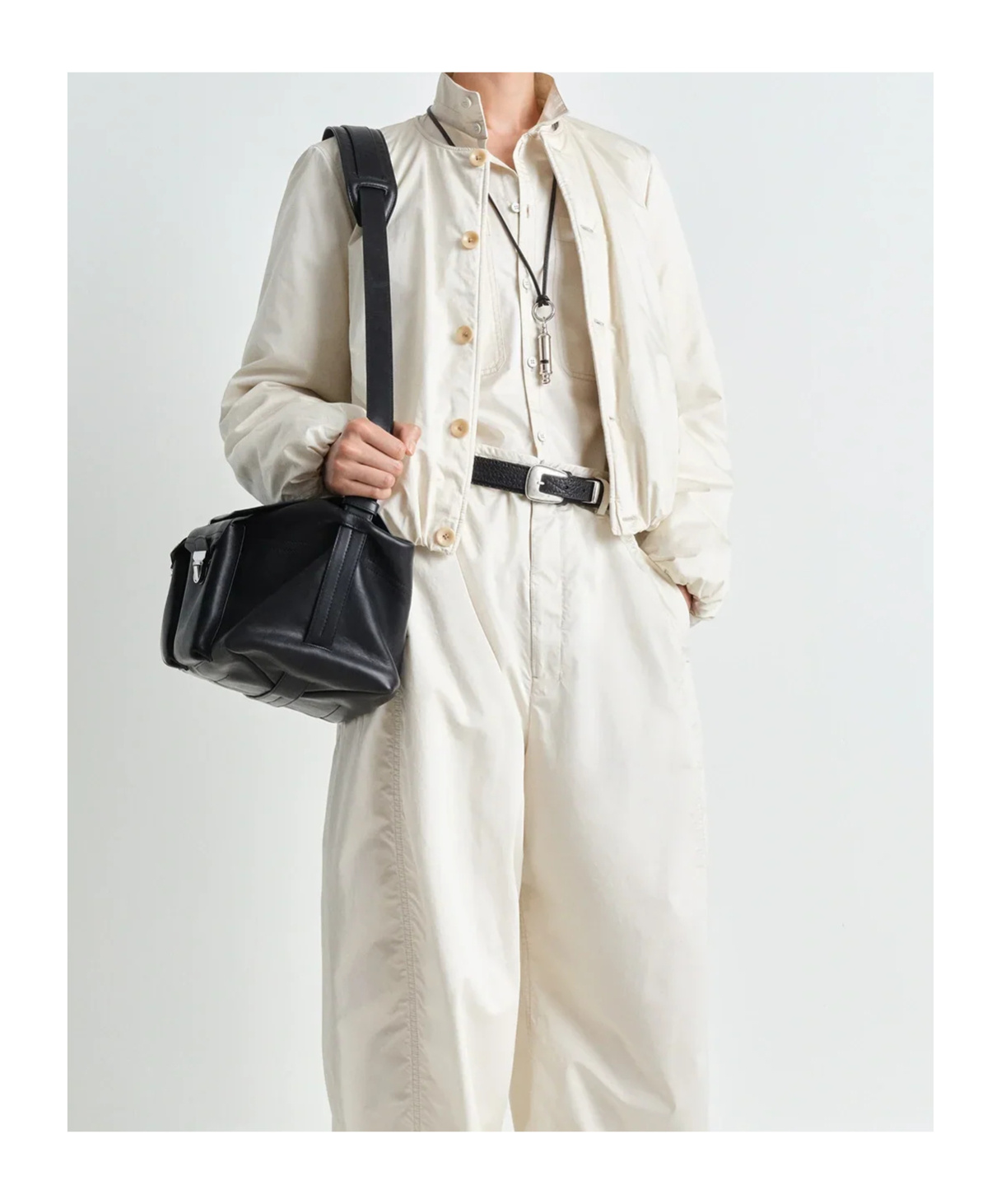 Lemaire Long Sleeve Casual Jacket In White