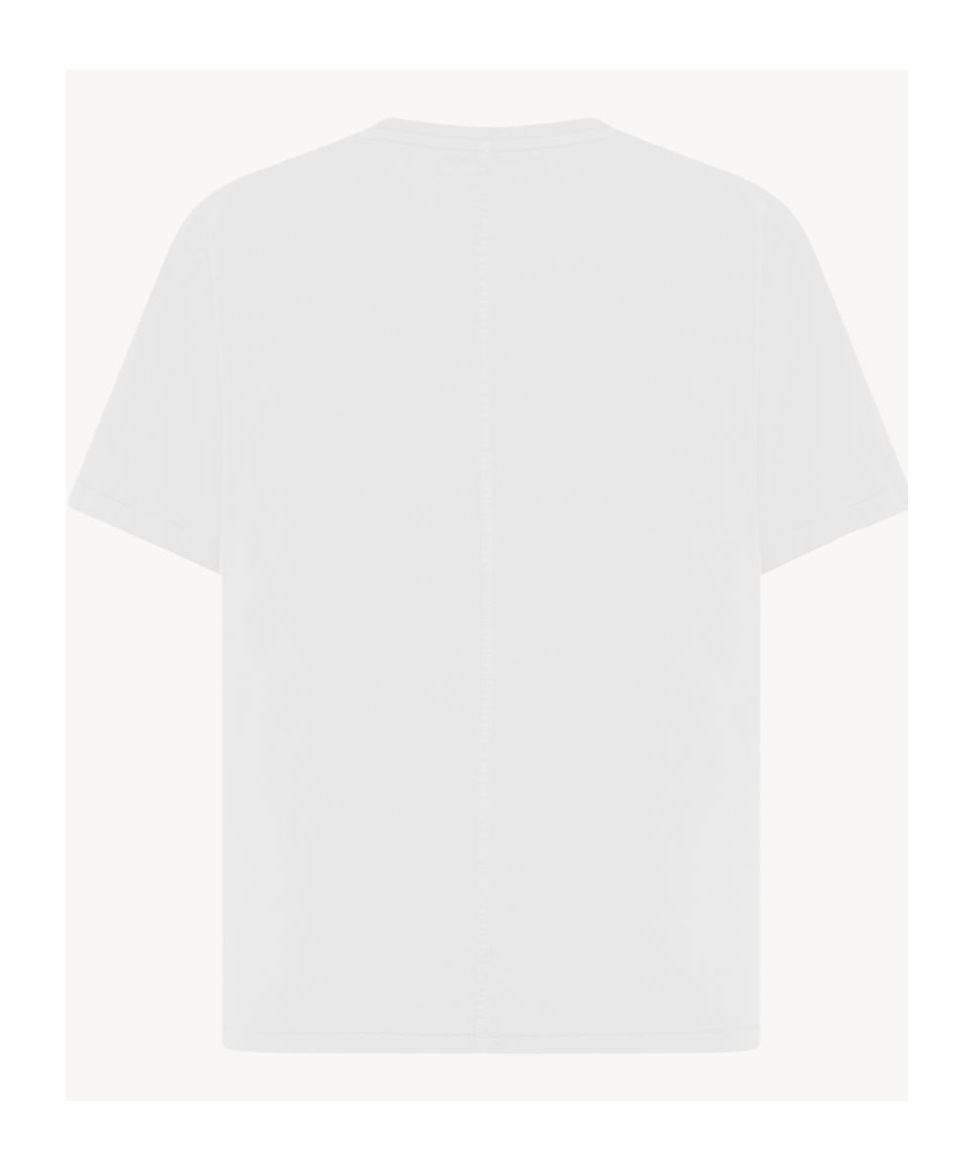 The Row Calibi Brushed Cotton Silk Jersey T-shirt In White