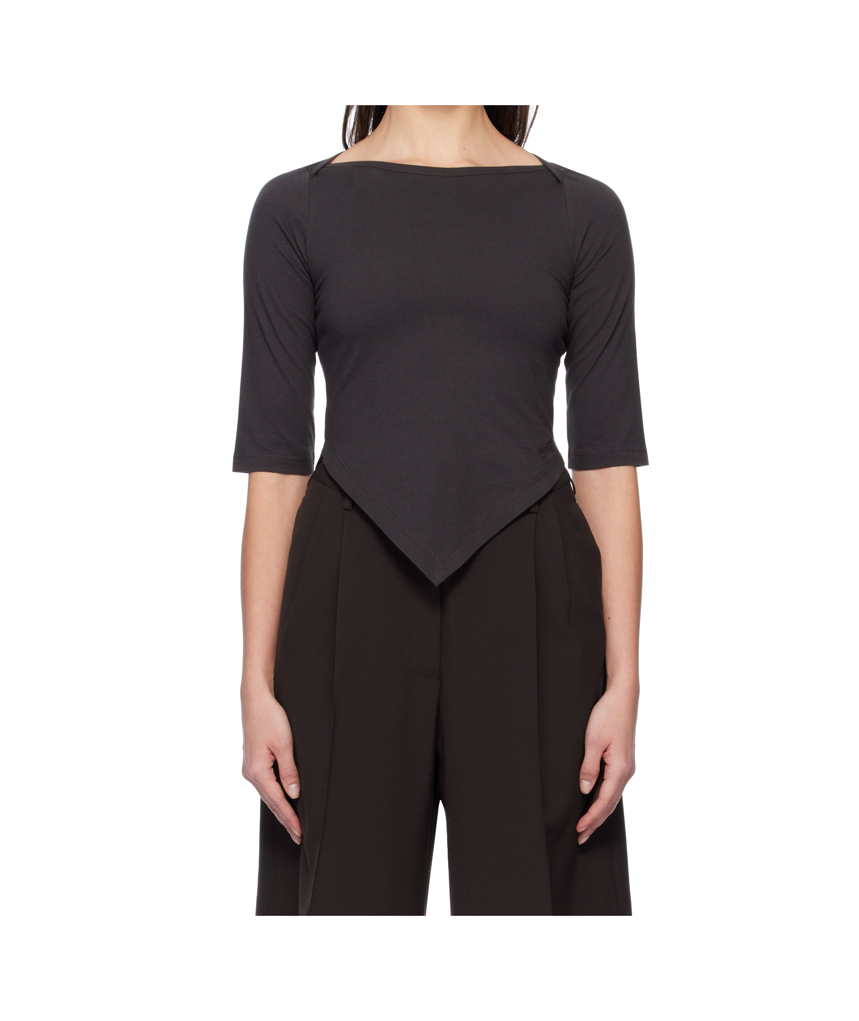 Gimaguas Ssense Exclusive Gray Saona T-shirt In Dark Gray