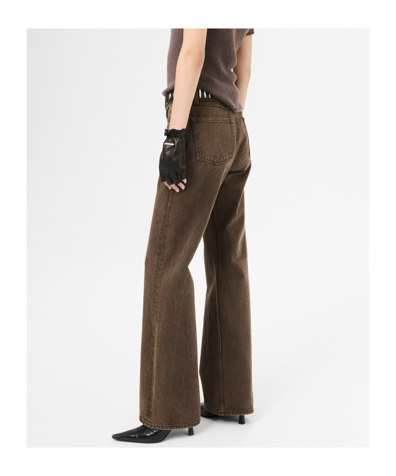 Our Legacy Belt-loop Jeans In Brown