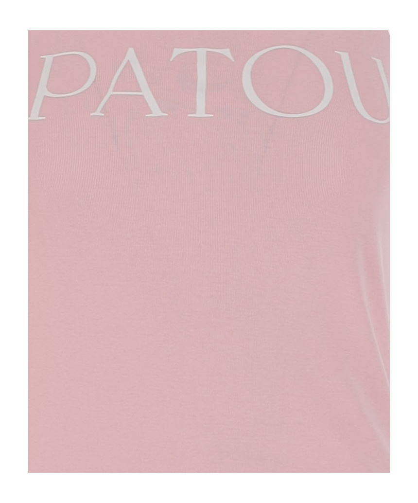 Shop Patou Logo-print Tank Top In Nude