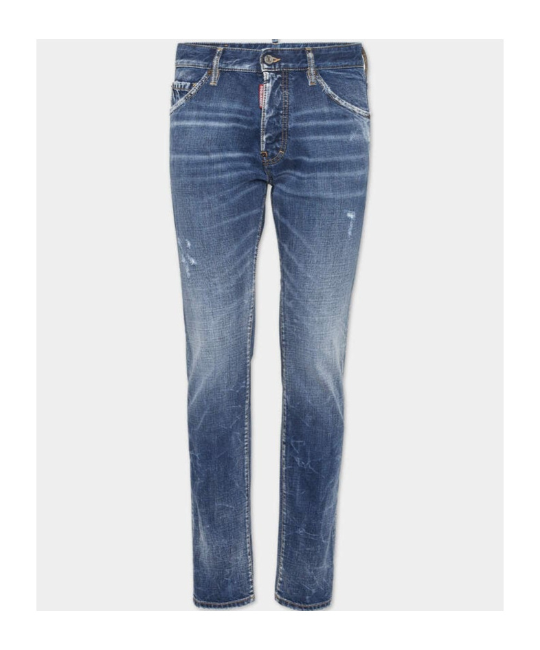 Dsquared2 Washed Skinny Jeans In Blue