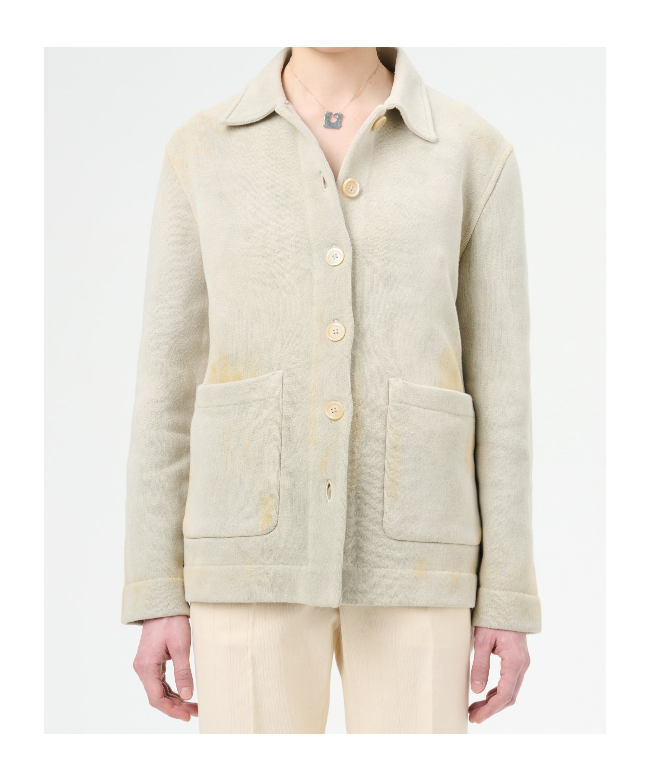 Our Legacy Taupe Lodge Cardigan In Nude