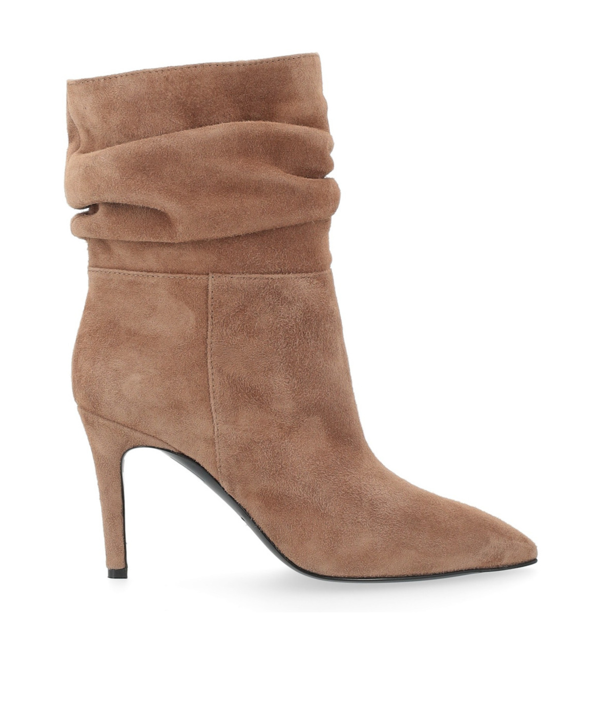 Via Roma 15 High-heeled Short Boots In Brown