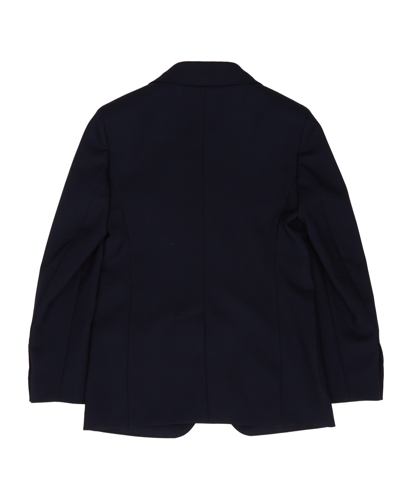 Max Mara Single-breasted Long-sleeved Jacket In Black