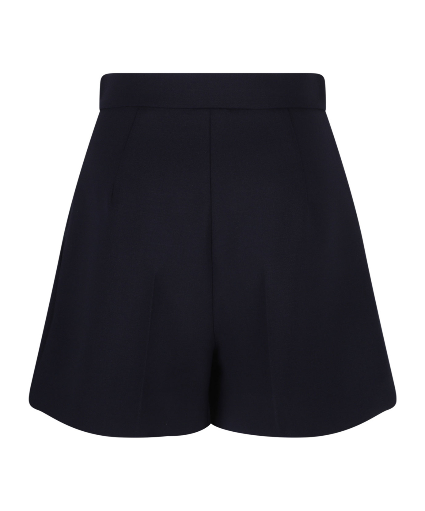 Shop Max Mara Navy Blue Zic Shorts