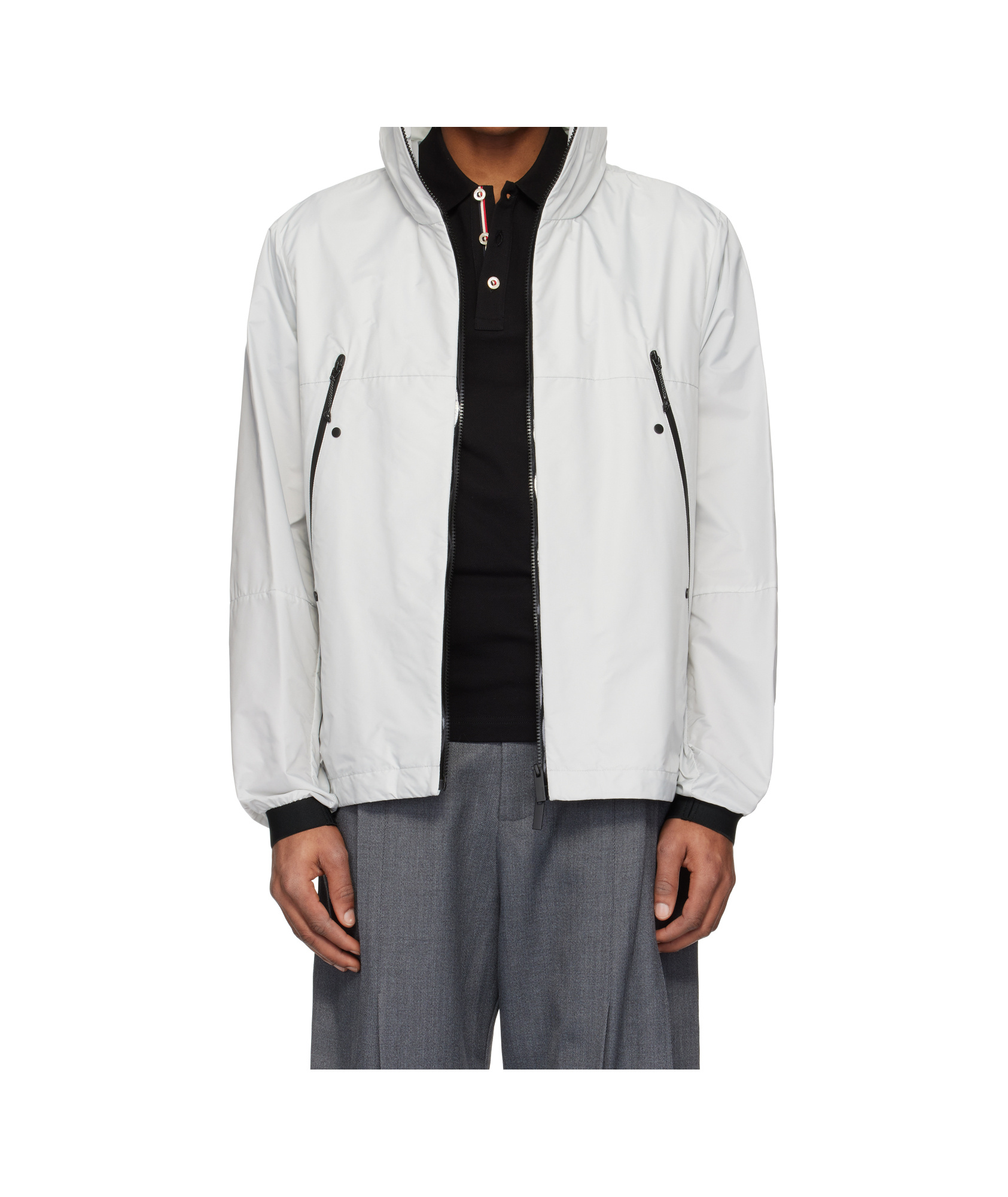 Moncler Gray Junichi Jacket In White