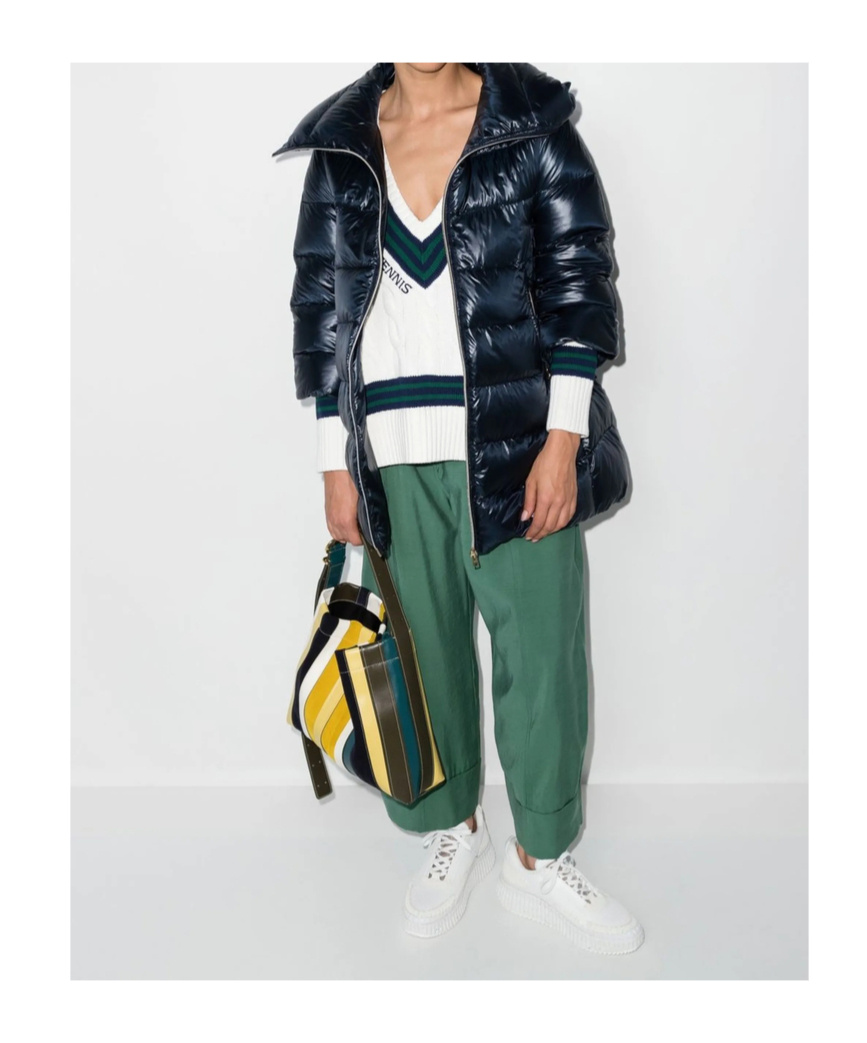Herno Zippered Quilted Down Jacket In Black
