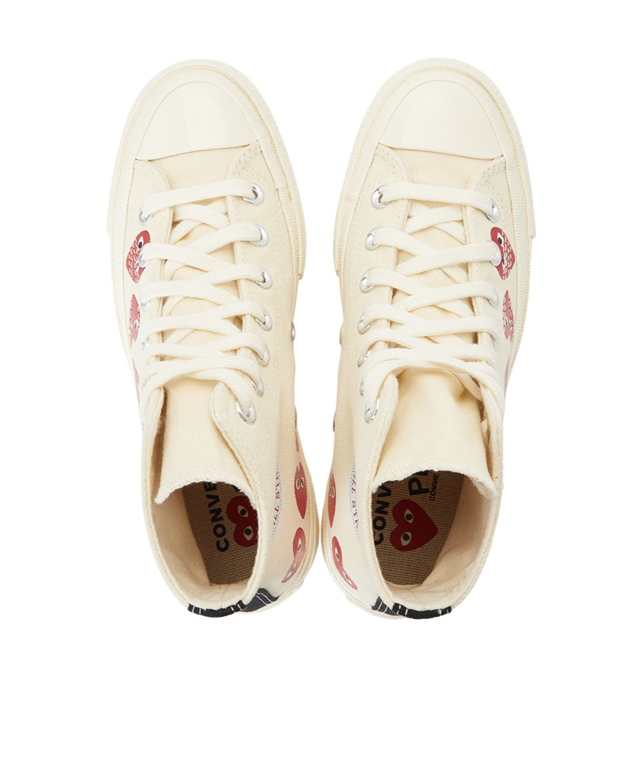 Comme Des Garçons Lace-up High-top Sneakers