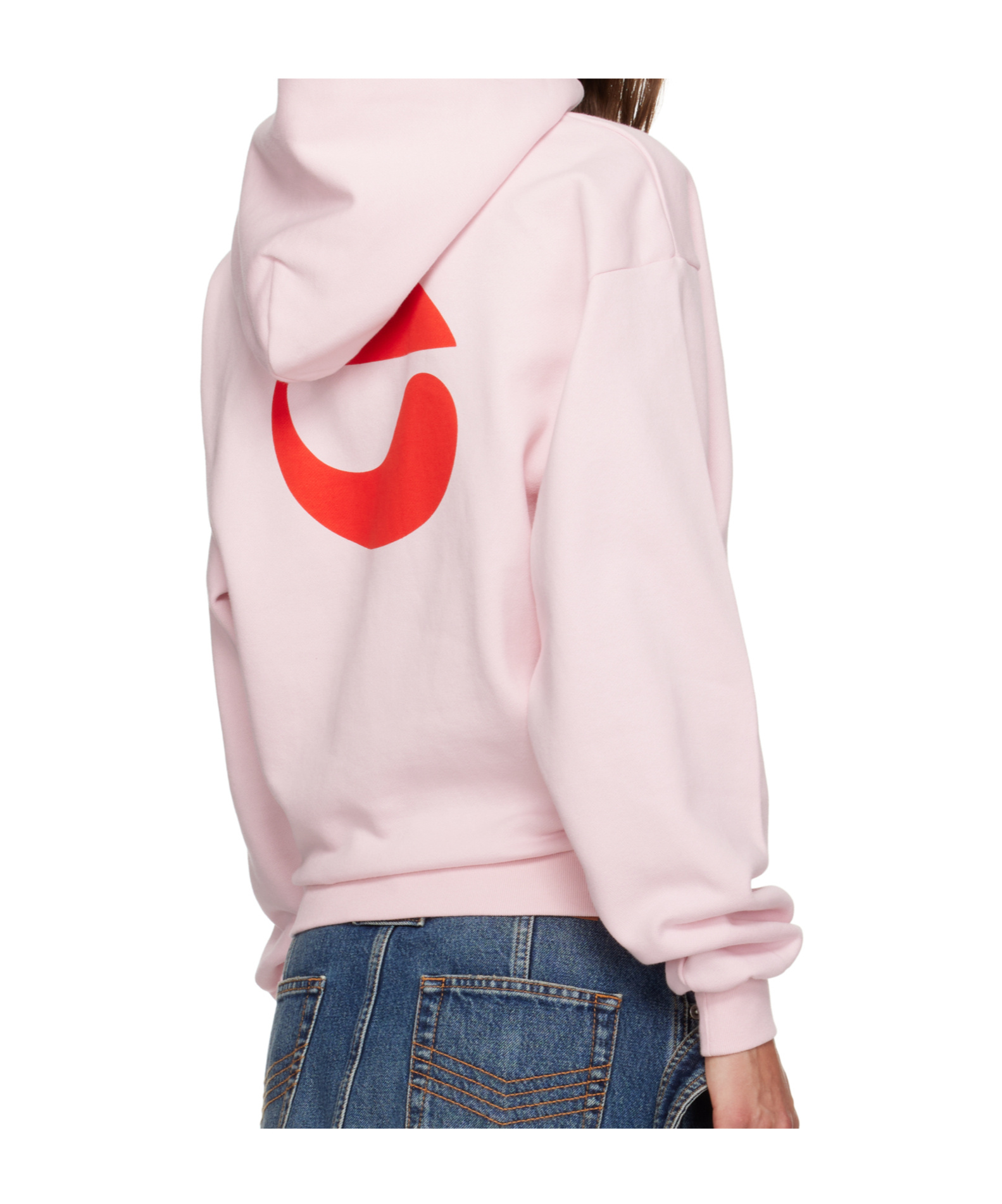 Coperni Hoodie With Logo In Pink