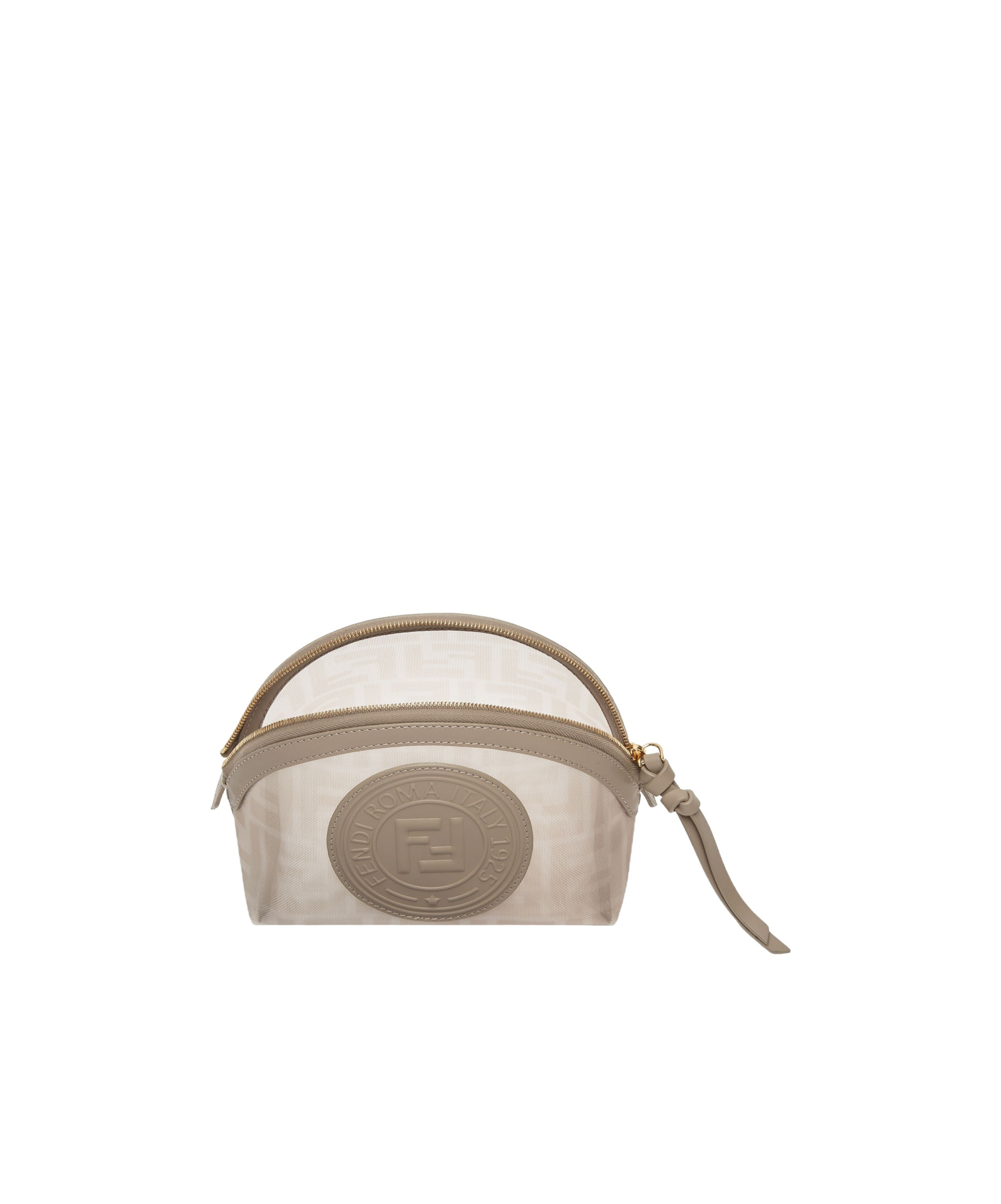 Fendi Ff Toiletry Case Medium In Nude