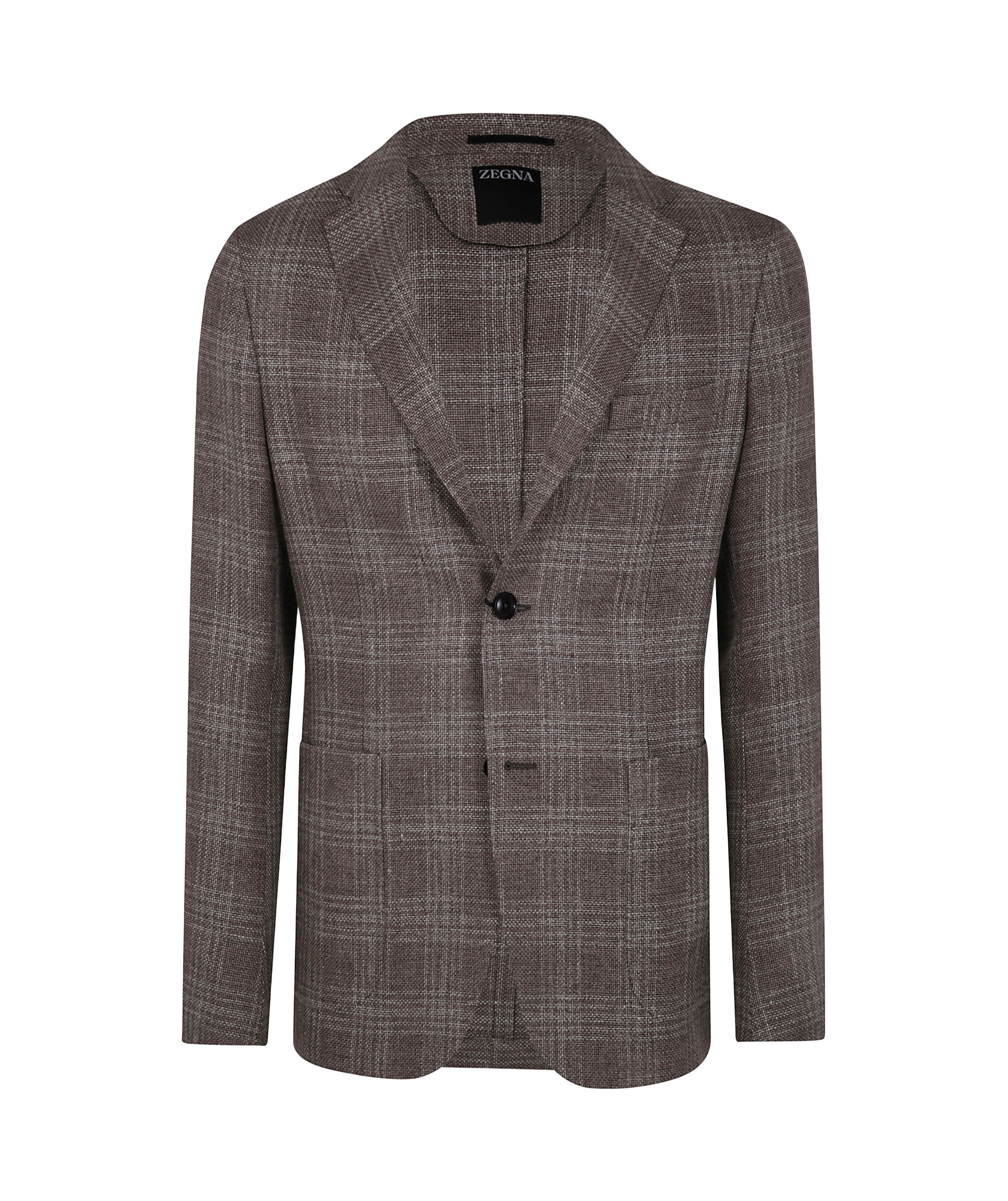 ZEGNA CHECK-PATTERN BLAZER