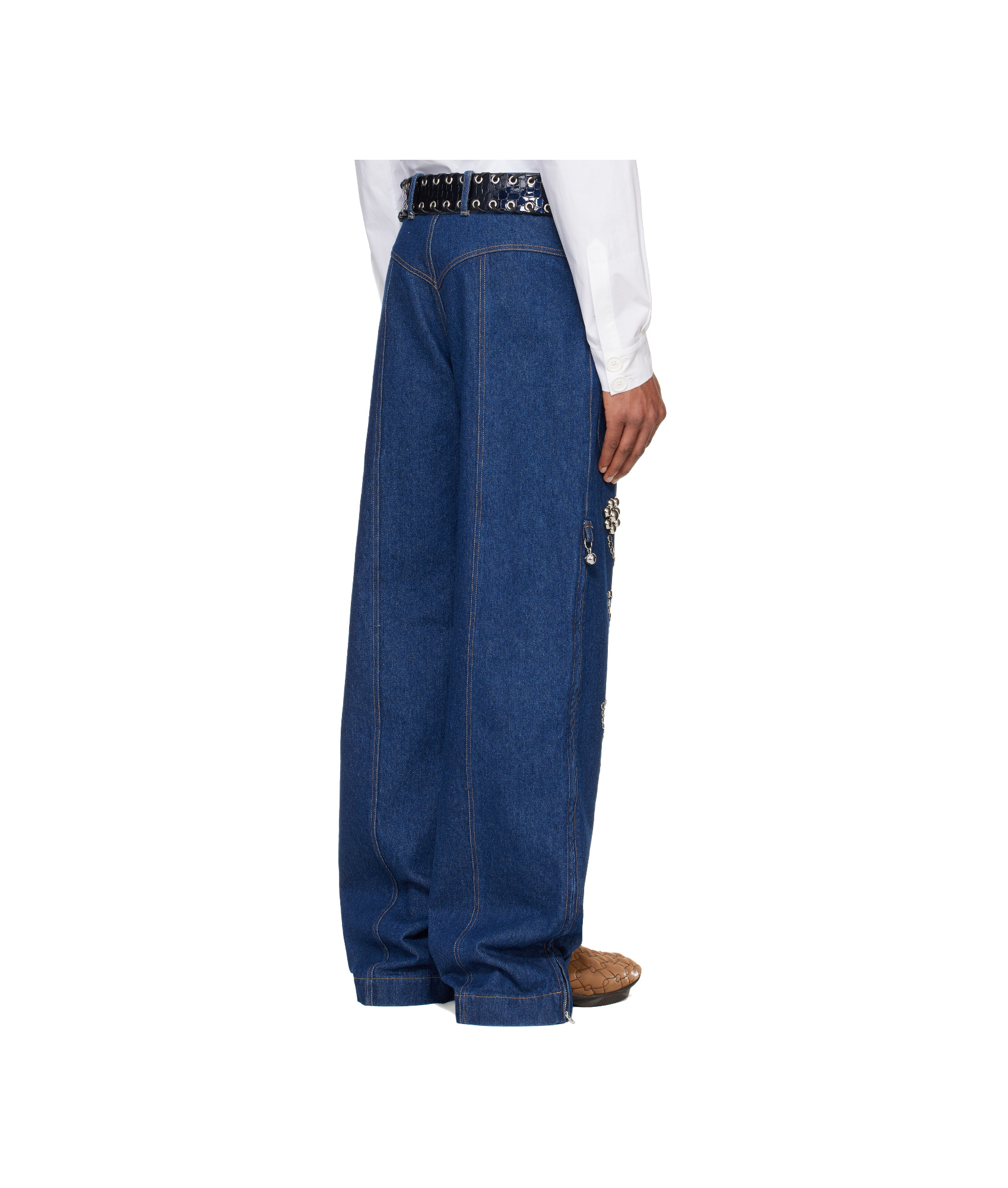 Chopova Lowena Moppy Charm Jeans In Blue