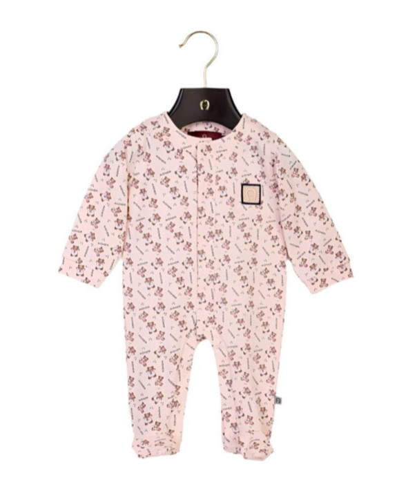 Aigner Long-sleeved Jumpsuit In Pink