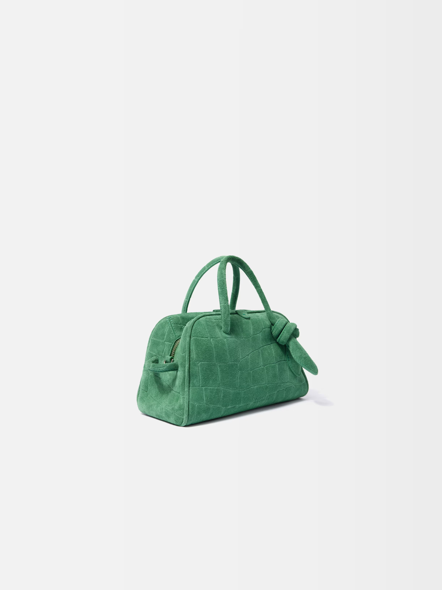 Jacquemus Small Zip Shoulder Bag In Green