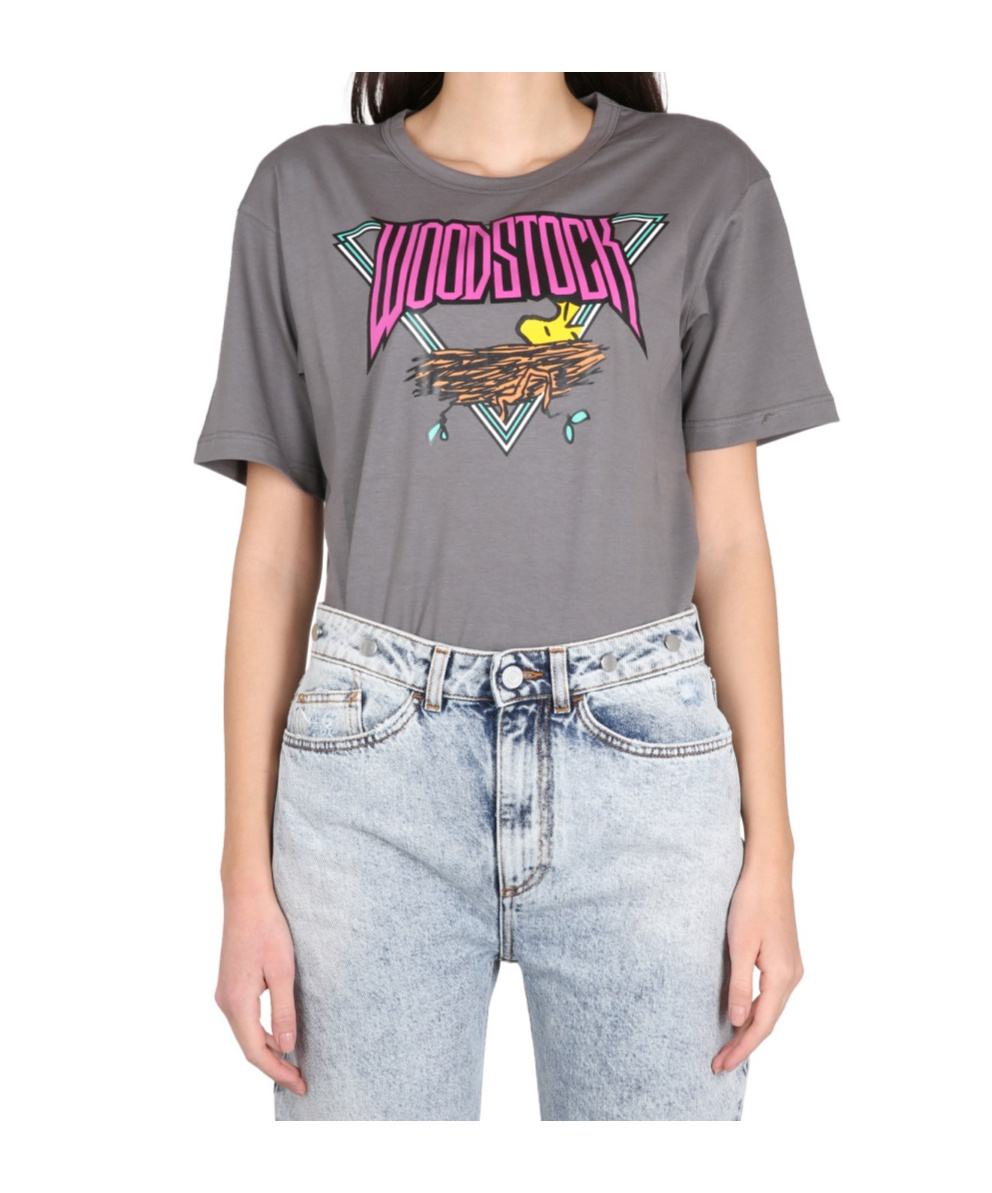 Philosophy Di Lorenzo Serafini "peanuts" T-shirt In Gray
