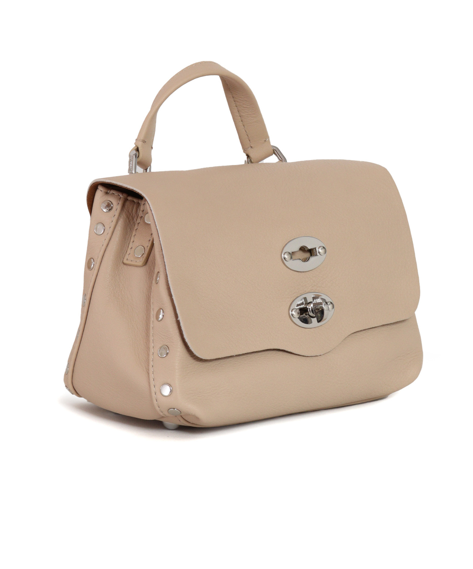 Zanellato Flip Shoulder Bag In Nude