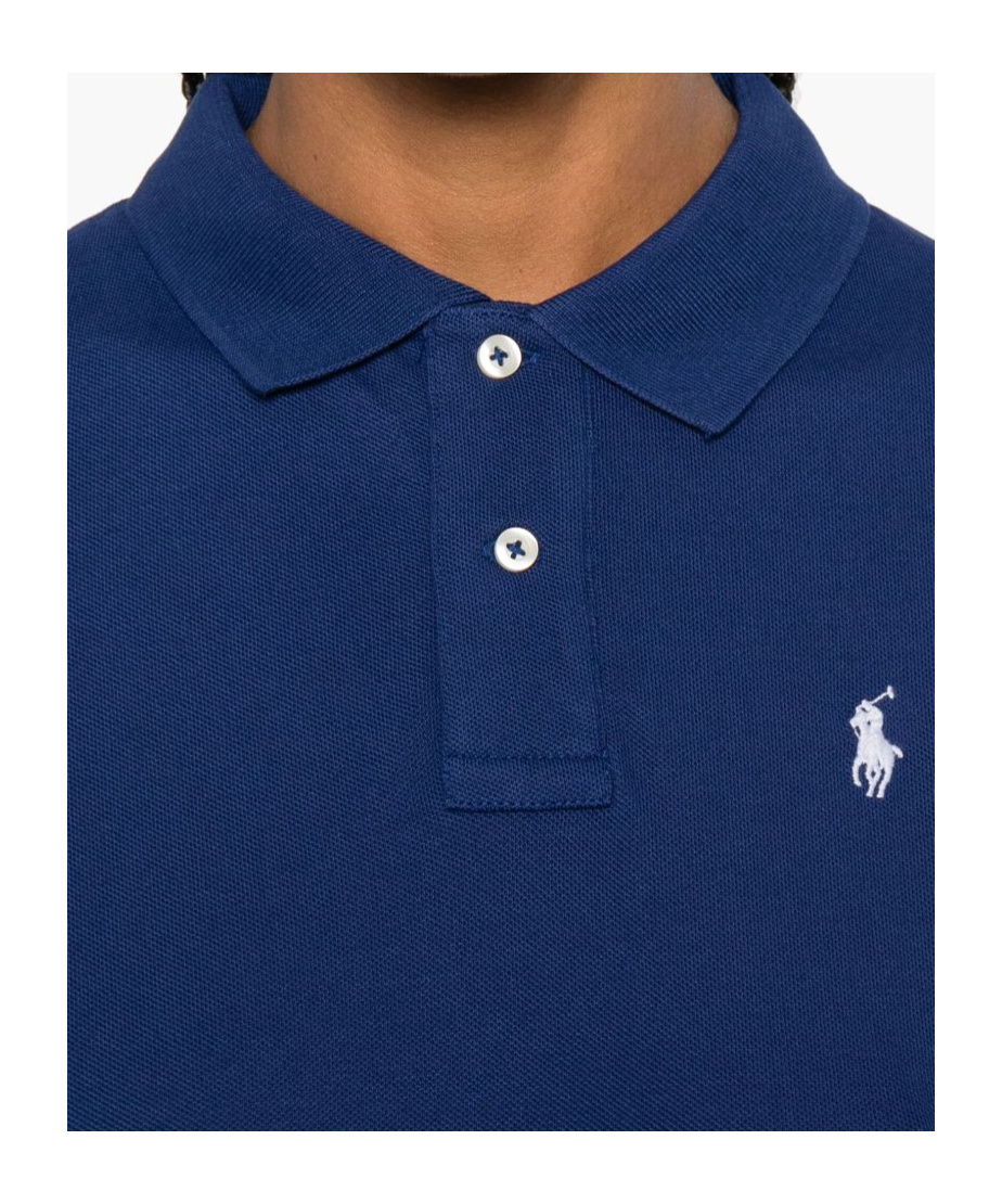 Shop Polo Ralph Lauren Draped-panel Mini Dress In Blue