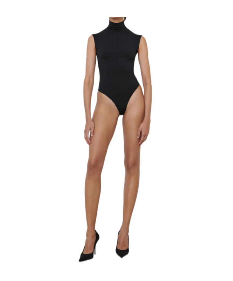 Wardrobe.nyc Sleeveless Bodysuit In Black