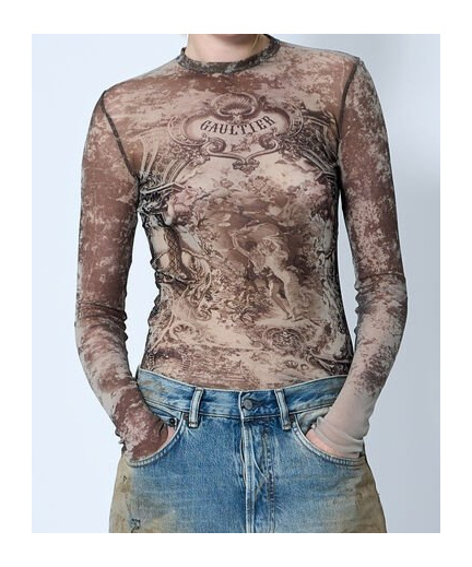 JEAN PAUL GAULTIER MESH TOP