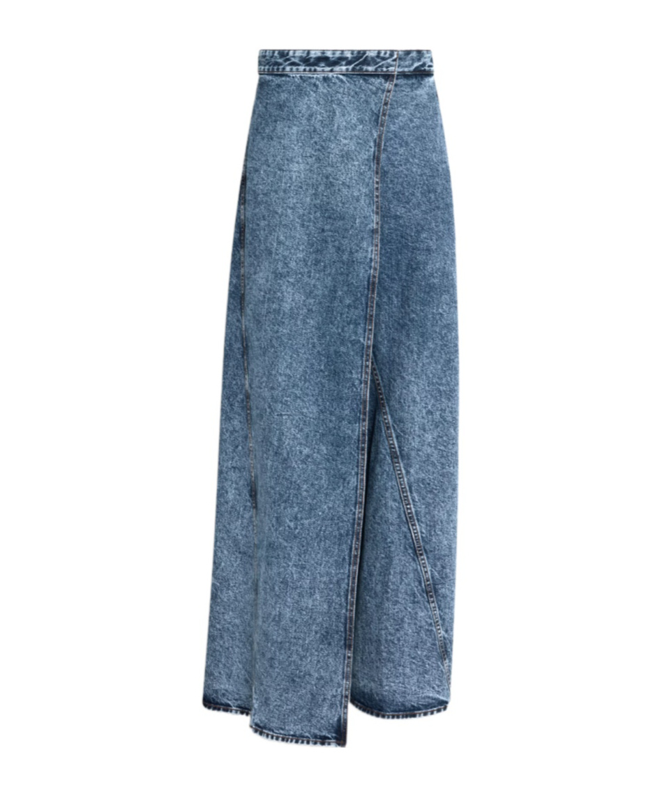 Alaïa Wrap Jeans In Blue