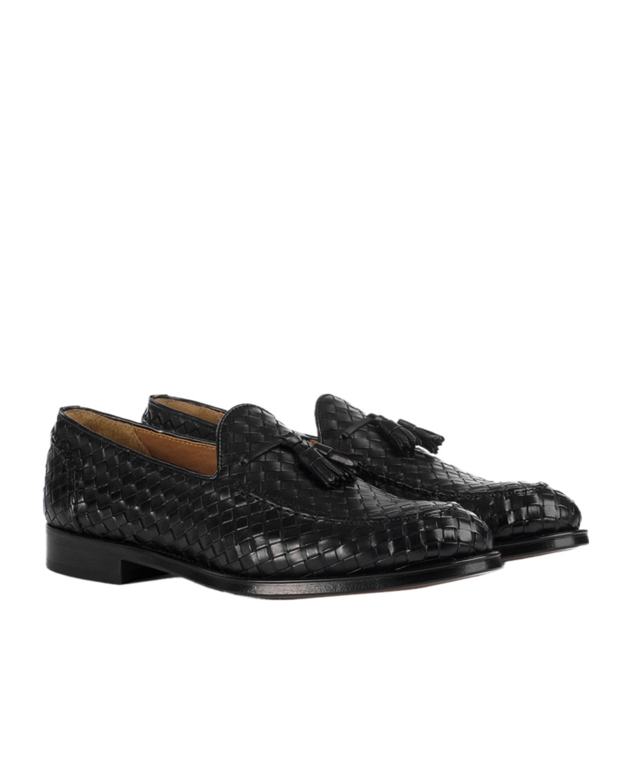Doucal's Tassel-detail Leather Loafers In Black