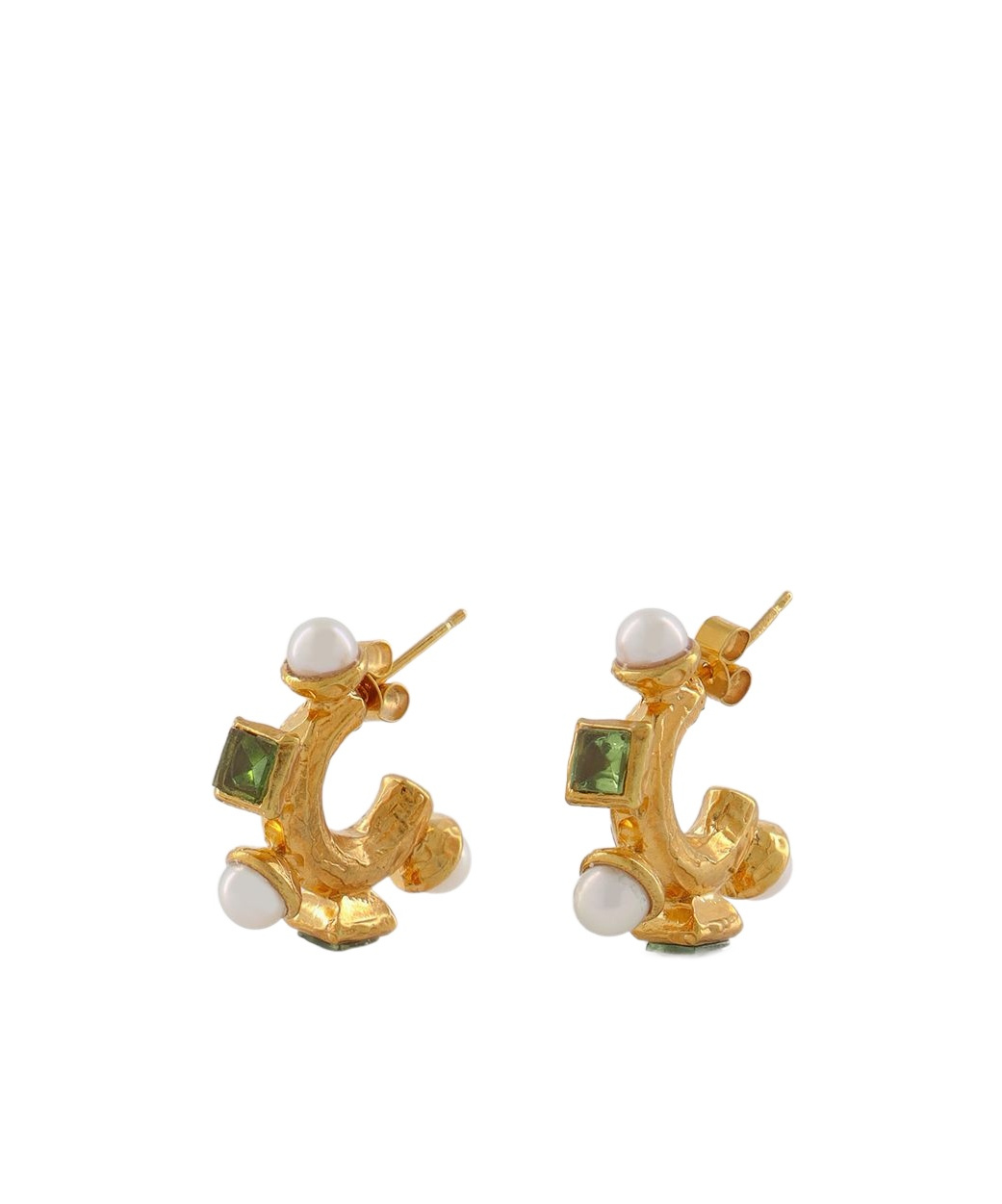 Alighieri The Traveller's Path Earrings In Yellow