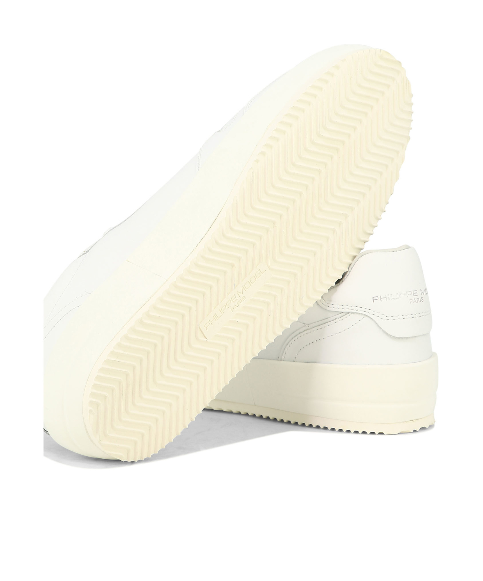 Philippe Model Nice Leather Sneakers In White