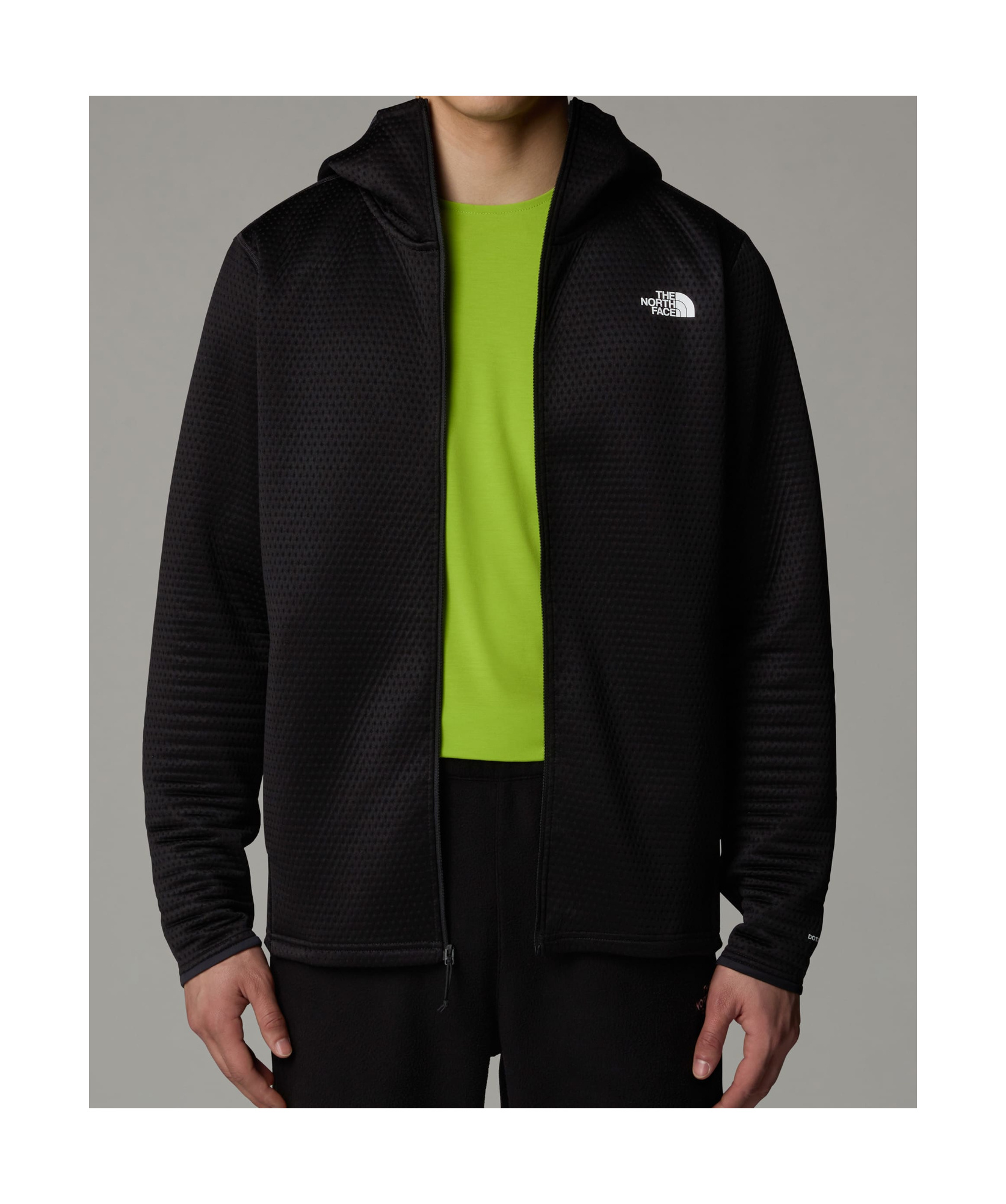 Shop The North Face Knitted Hooded Jacket In Black